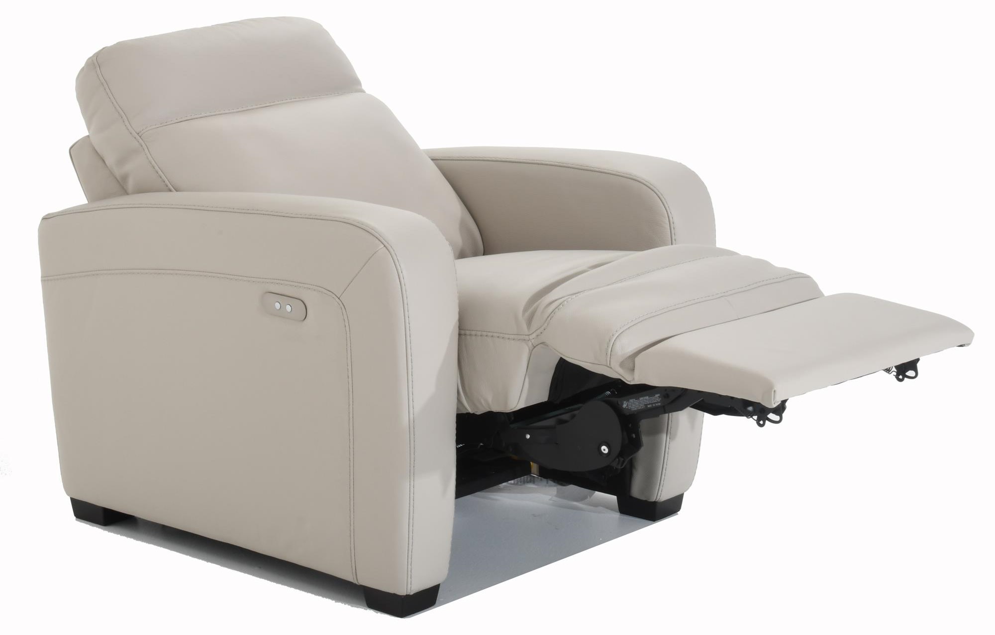 Natuzzi Editions Rodrigo B938154 Leather Power High Leg Recliner